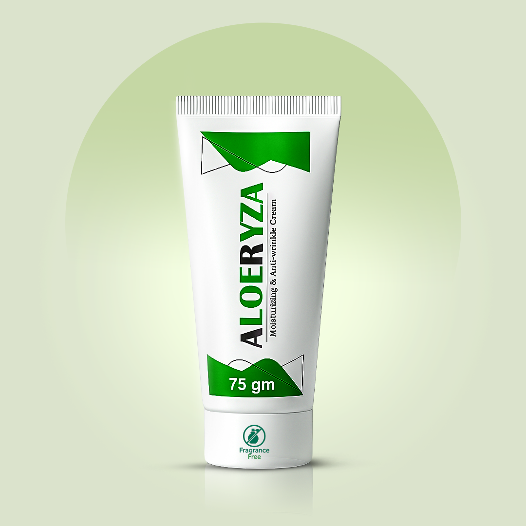 كريم مرطب ألوريزا (خالي من العطور) - Aloeryza Moisturizing Cream (Fragrance Free)